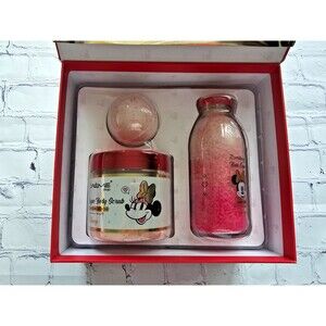 Disney Minnie Mouse The Crème Shop Sweetheart Spa Gift Set Limited‎ Edition New